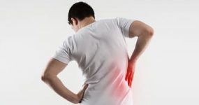 man has back pain